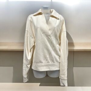 EXPRESS Cream Sweatshirt
